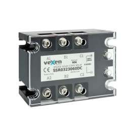 Solid state relay 3NO, 60A, 3-32VDC
