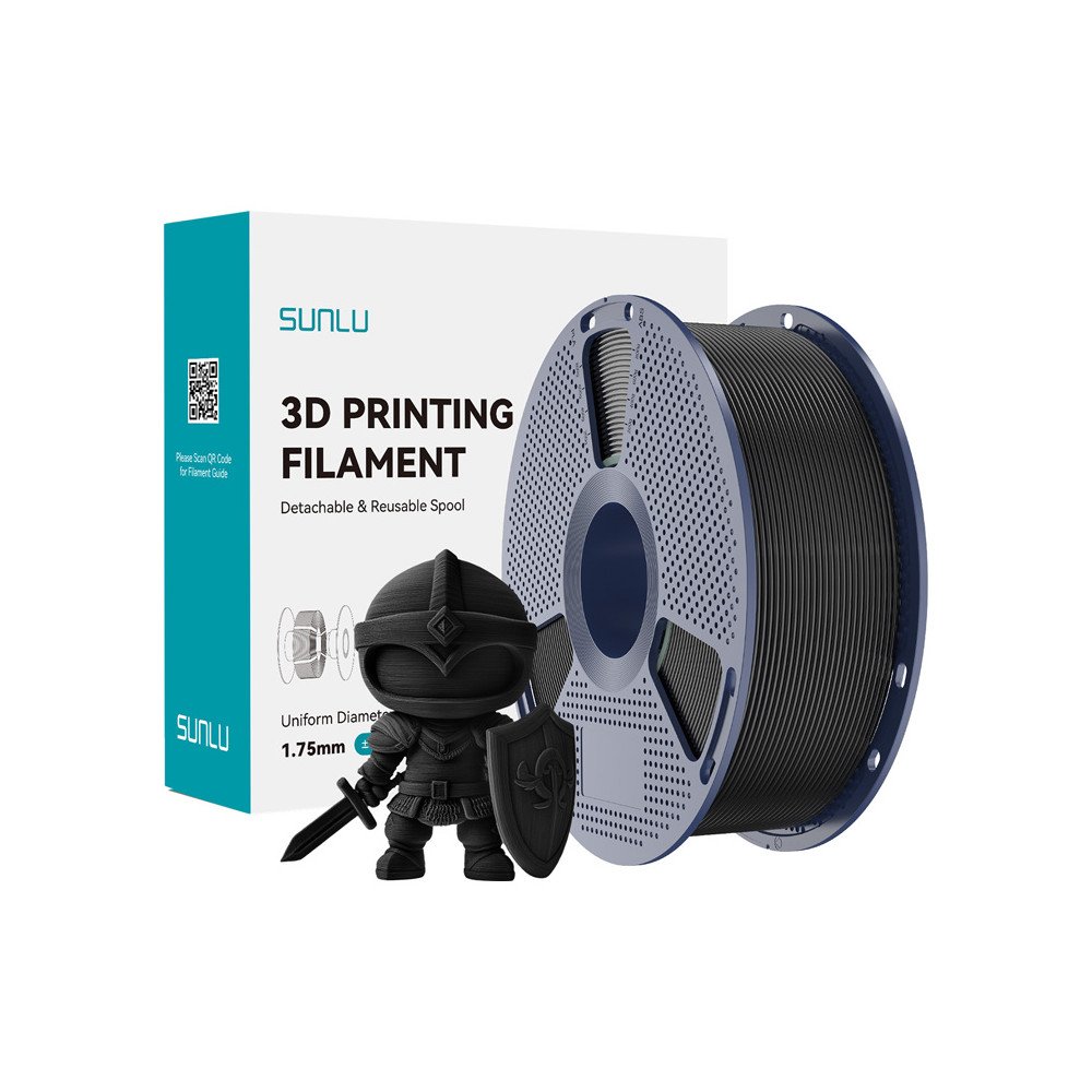 Sunlu PLA+ Filament (Black)