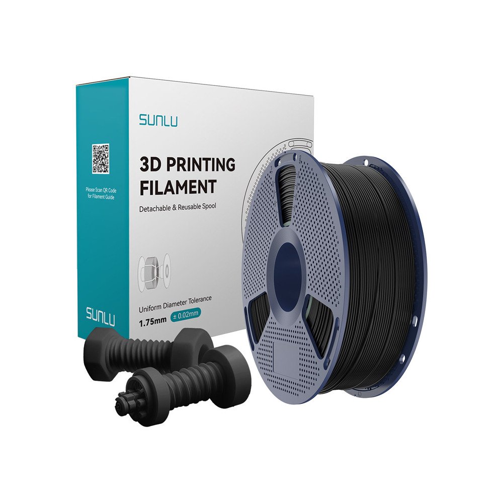 Sunlu kiire ABS-filament (must)