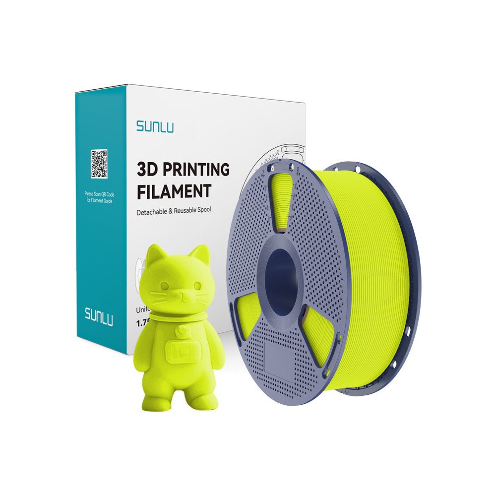 Sunlu PLA Matte Filament (Light Green)