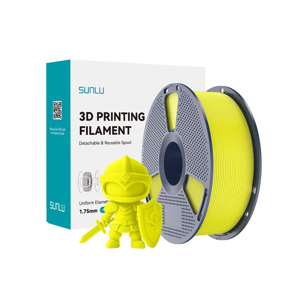Sunlu PLA+ Filament (Yellow)
