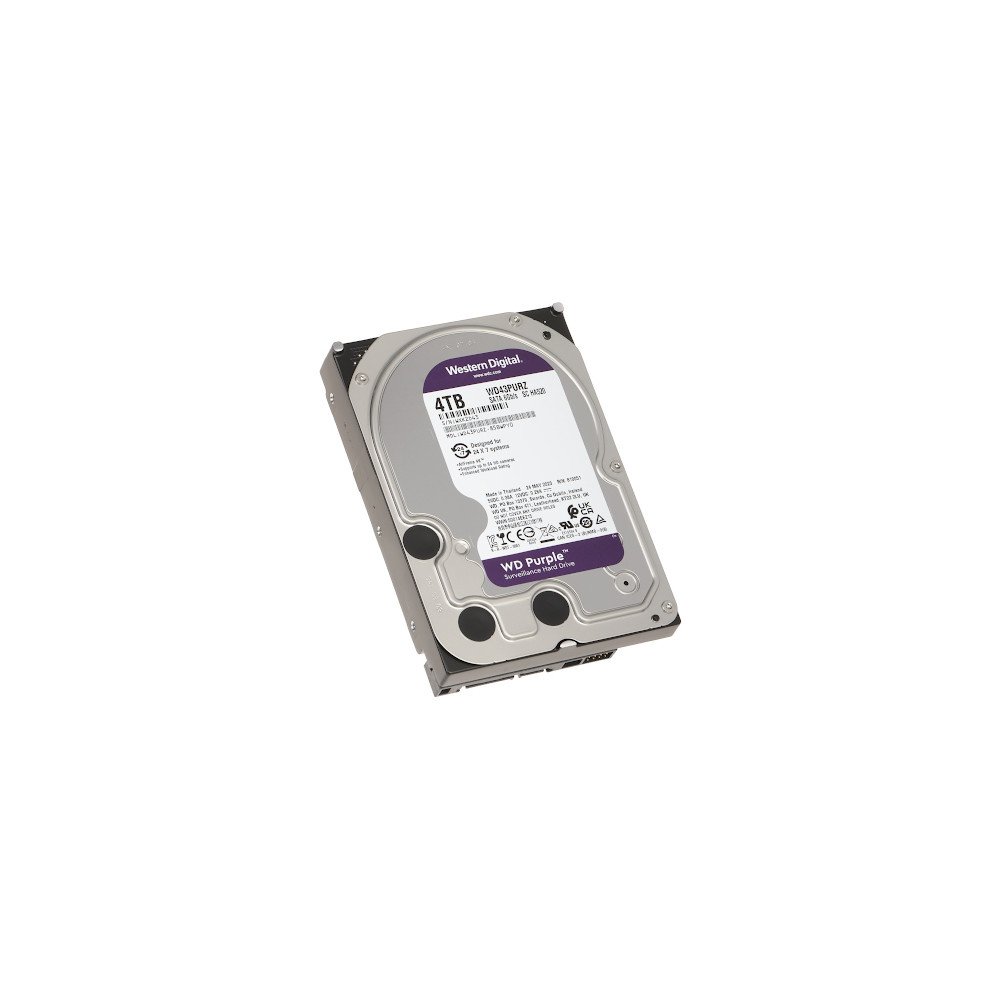 HDD DVR:lle HDD-WD43PURZ 4TB 24/7 WESTERN DIGITAL