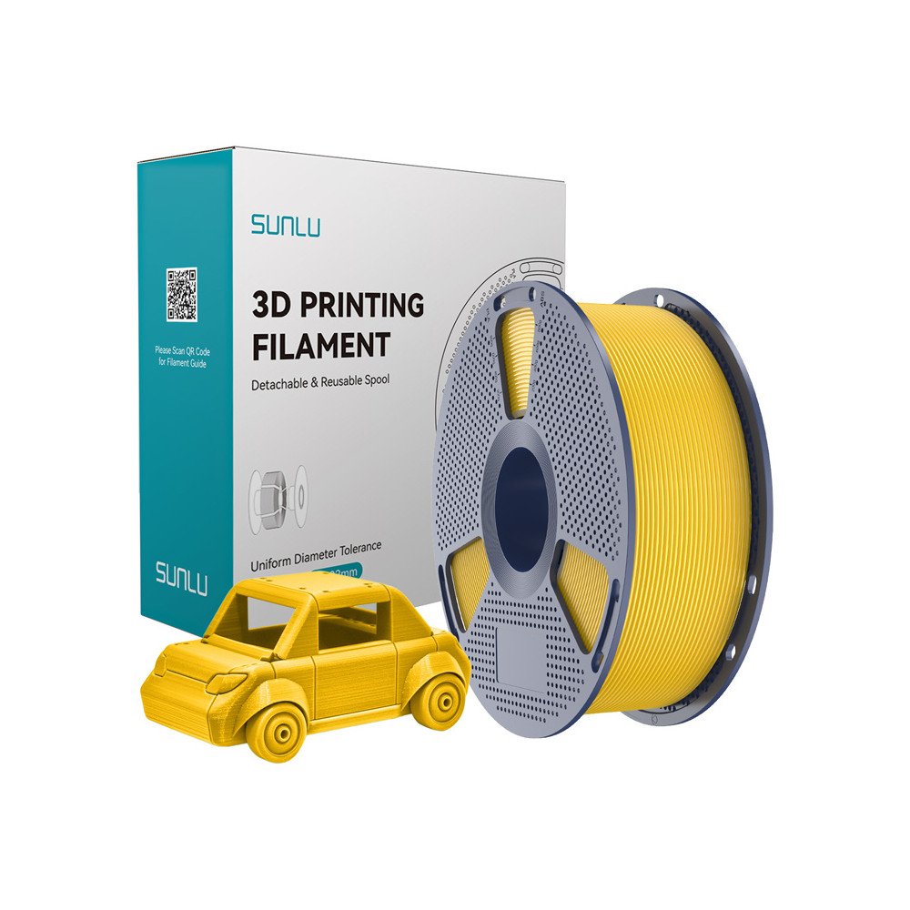 Sunlu PETG Filament (Bright Yellow)
