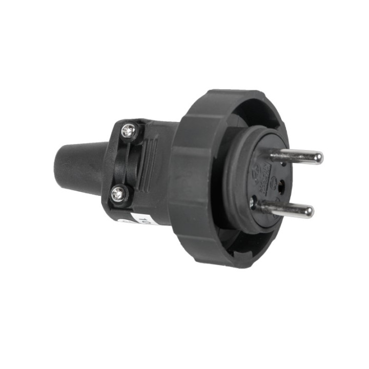 Резиновая вилка переносная 250V, 16A, IP 65