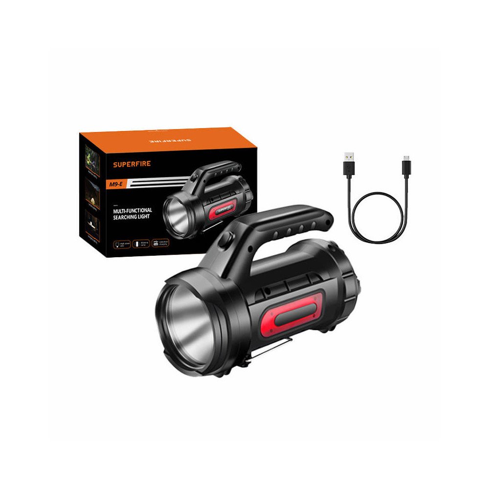Superfire M9-E prozektor 900 lm, 473 m, 6000 mAh, 5h tooaeg, akupank