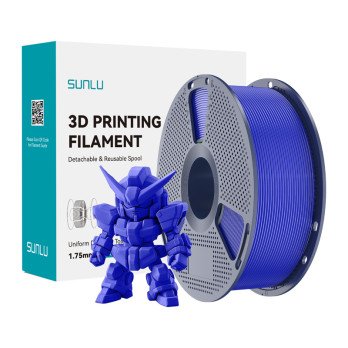 Sunlu PLA+ 2.0 kveldiegs (gaisi zils)