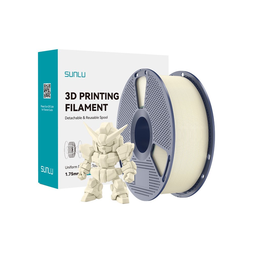 Sunlu PLA+ 2.0 kveldiegs (ivory)