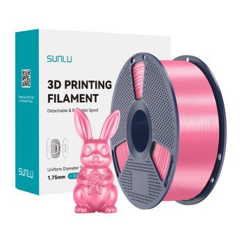 Sunlu PLA+ Silk Filament (Pink)