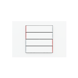 Ekinex plāksne 71 60x15 mm Pure white plastmasa EK-T4R-GAR