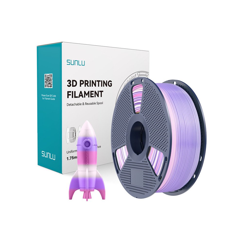 Sunlu PLA filament (vikerkaar) 03