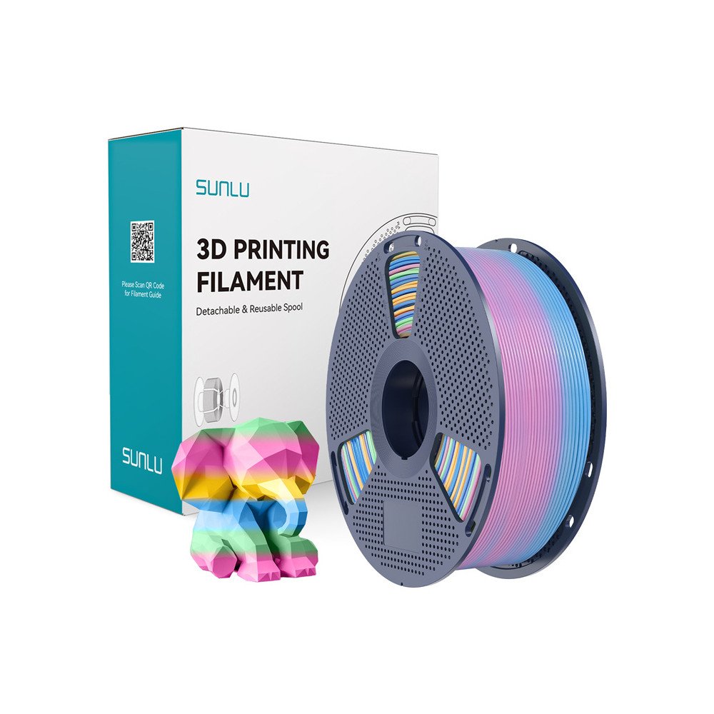 Sunlu PLA filament (vikerkaar) 04