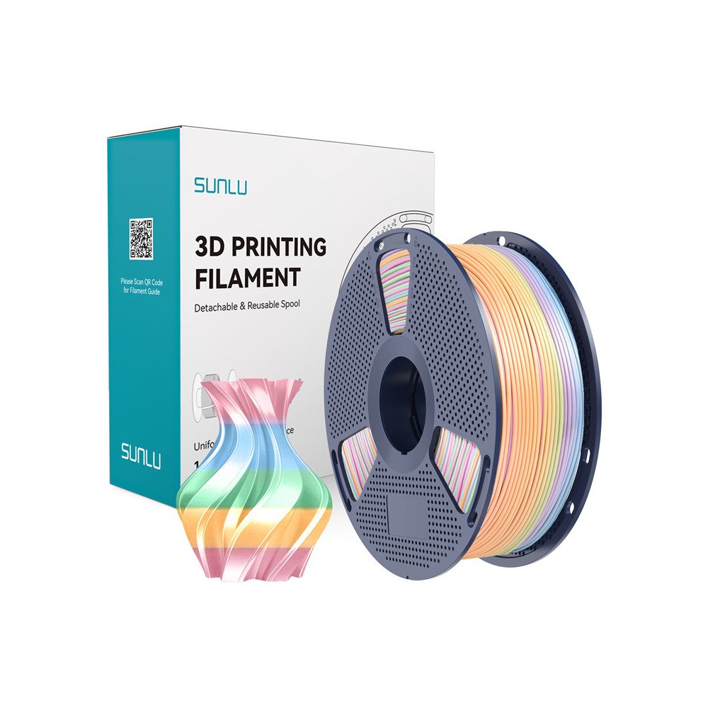 Sunlu PLA+ silko siulas (Vaivorykste) 04