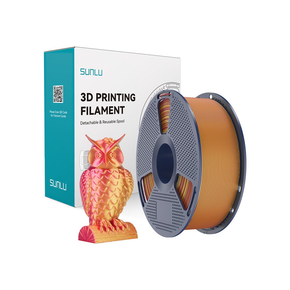 Sunlu PLA+ Silk Dual Color Filament (punainen ja kulta)