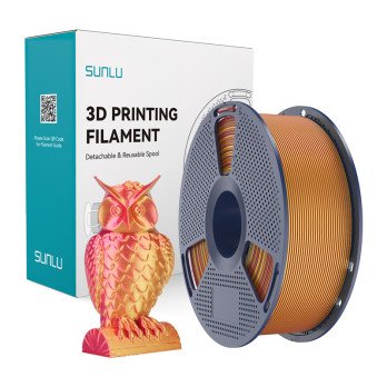 Sunlu PLA+ Silk Dual Color Filament (punainen ja kulta)