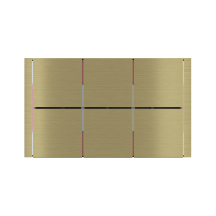 Rectangular Frame FF Form (86x126) Metal Brass
