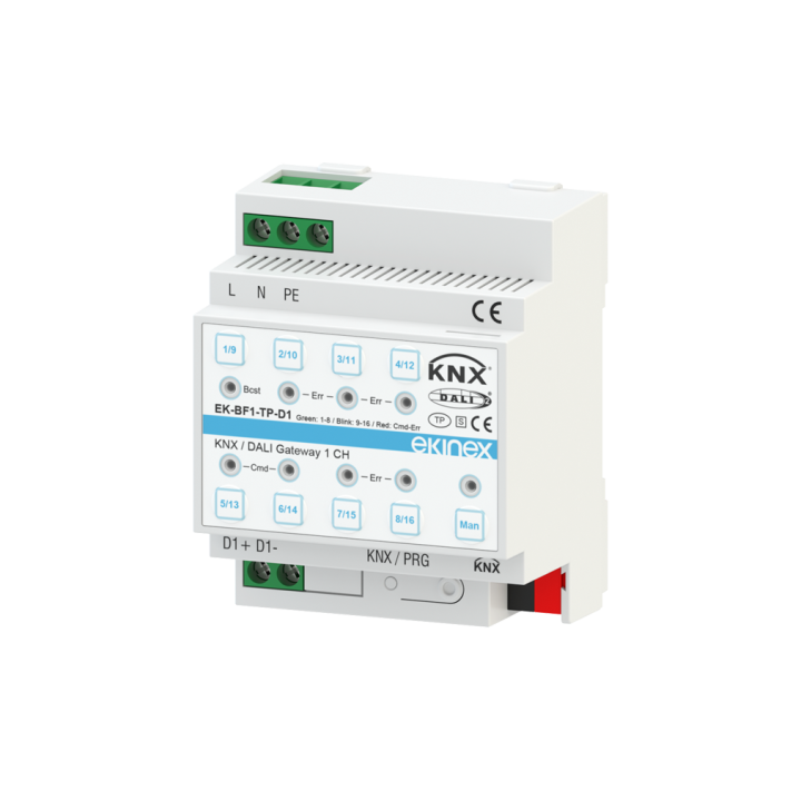 Gateway DALI-KNX 1 channel with advanced functions