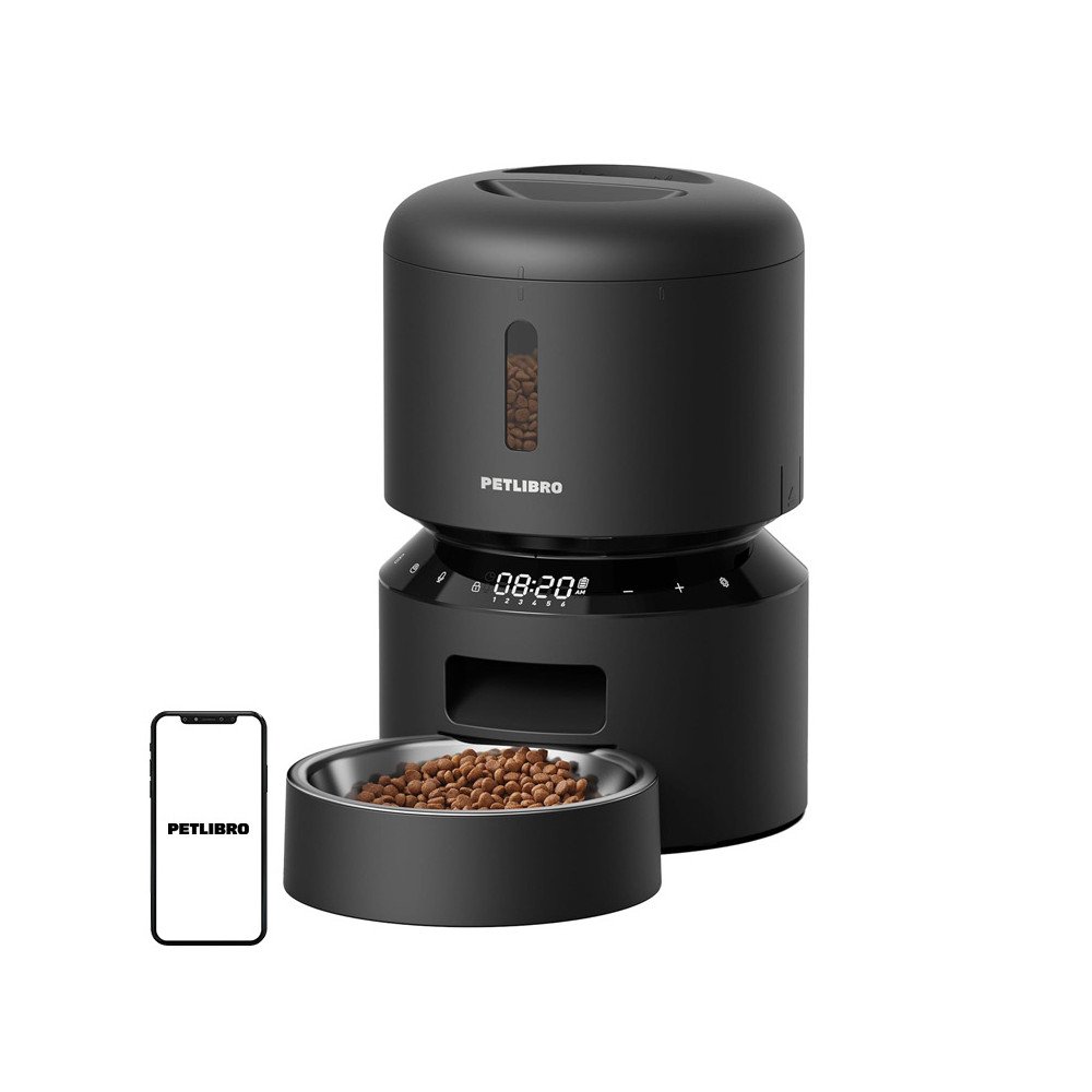 PETLIBRO Granary 3L lemmikkielainten ruoka-annostelija (musta)