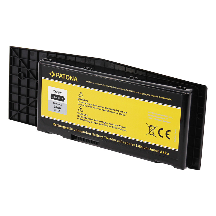 Patona PT2875 Laptop Battery for Dell Alienware M17X 6600mAh 11.1V Li-ion