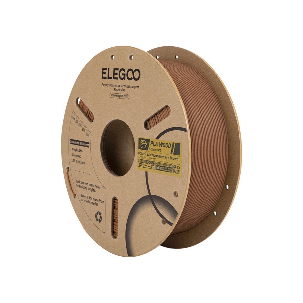 PLA Wood filament (Indian oak)
