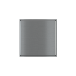 Ekinex plāksne Form/Flank/NF 40x40 mm titāns metāls EK-TQQ-GBS