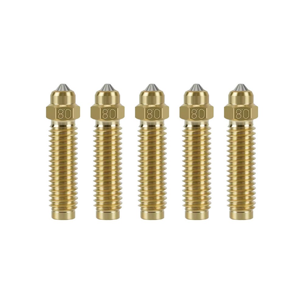 0.8 mm hardened brass nozzle set for ELEGOO Centauri Carbon