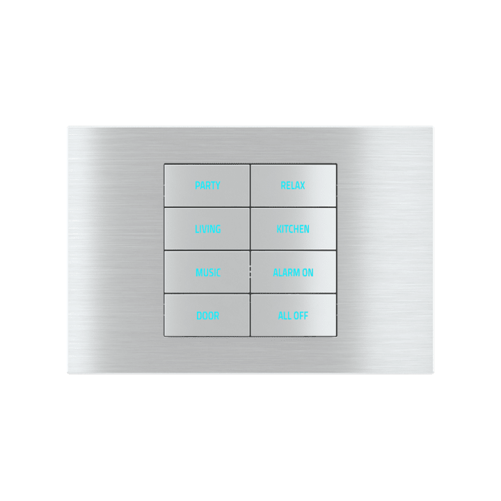 Rectangular Plate Deep (FF/71/20Venti) (87x128) 1 window (45x68) Metal Alluminium