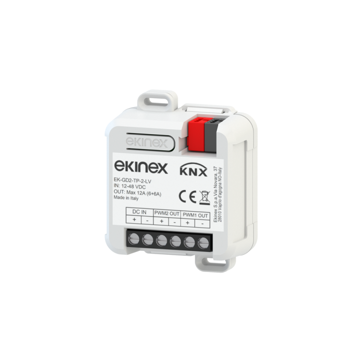 Dimmer KNX 12/48 Vdc 2 monochromatic channels / 1 TW channel