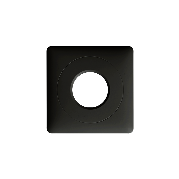 Support and plate for wall-box mounting of EK-SG2-TP-M sensor (black)