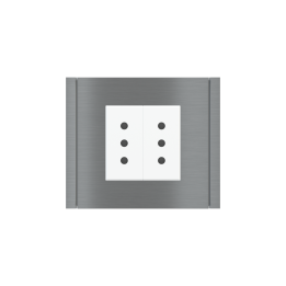 Ekinex plāksne Form/Flank/NF 80x80 mm titāns metāls EK-PQP-GBS