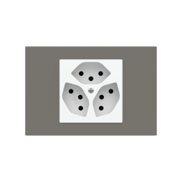 Rectangular Plate Deep (FF/71/20Venti) (87x128) 1 window (60x60) Fenix NTM Grey London