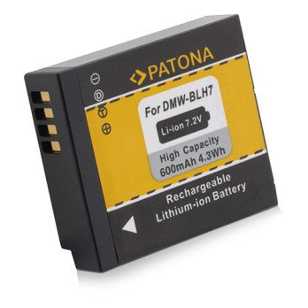 Panasonic DMW-BLH7E 600 mAh licio jonu akumuliatorius