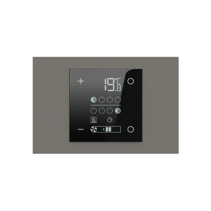 Rectangular Plate 71 (Form/Flank/NF) (80x121) 1 window (60x60) Fenix NTM Grey London