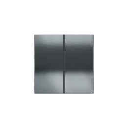 Ekinex plāksne Form/Flank/NF 40x80 mm melns metāls EK-TRV-CBM-
