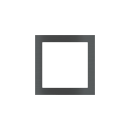 Ekinex plāksne Form/Flank/NF 80x80 mm metāls EK-PQS-GBU