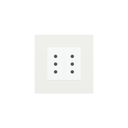 Ekinex plāksne Form/Flank/NF 80x80 mm White Malè Fenix NTM EK-PQP-FBM
