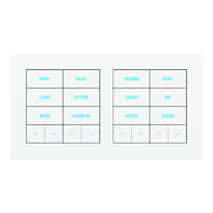 Rectangular Plate Deep (FF/71/20Venti) (87x158) 2 windows (60x60)+(60x60) Plastic White