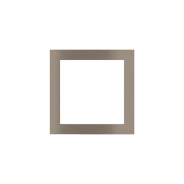 Ekinex plāksne Form/Flank/NF 80x80 mm niķelis metāls EK-PQS-GBR