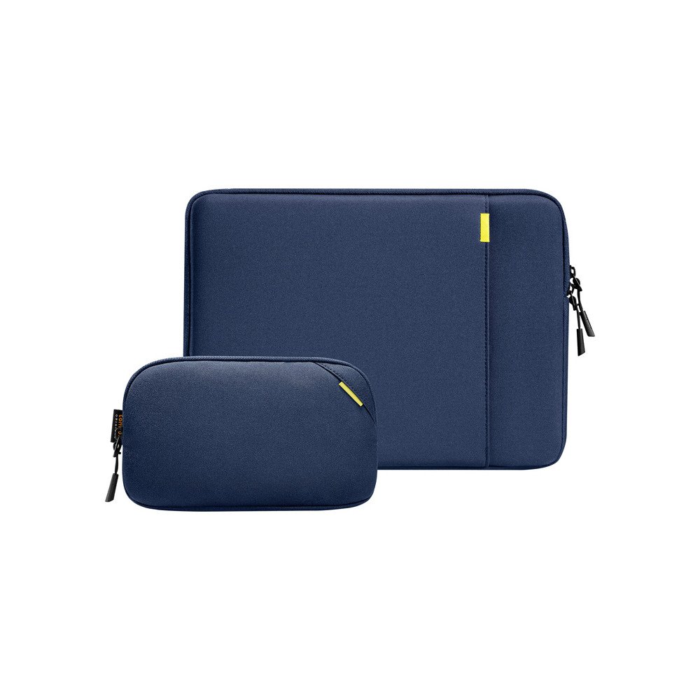 TOMTOC Defender-A13 Laptop Sleeve + 14" Case Set (Navy Blue)