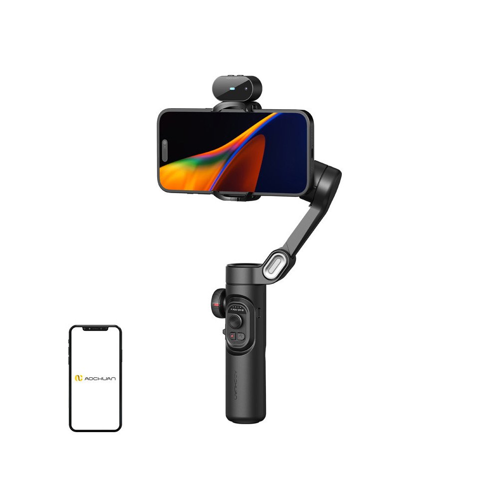 AOCHUAN XE Gimbal koos AI anduriga (must)