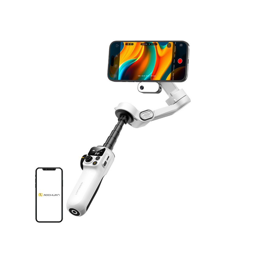 AOCHUAN P2 Gimbal AI-sensorilla (valkoinen)