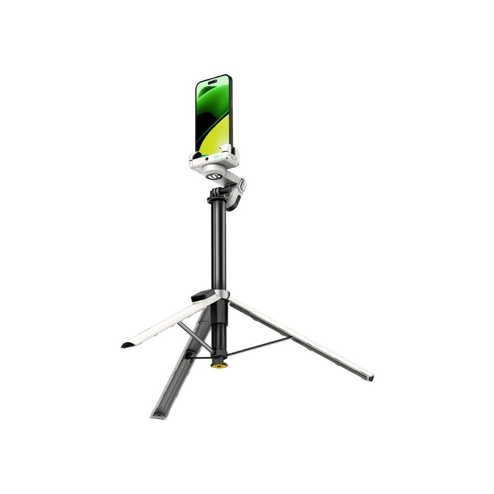AOCHUAN M3 Pro Gimbal RGB-valolla (valkoinen)