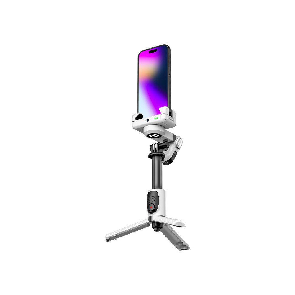 AOCHUAN M1 Pro Gimbal RGB valgustusega (valge)