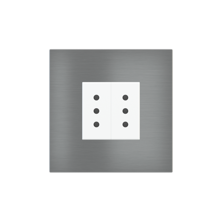 Ekinex plāksne 20venti 98x98 mm titāns metāls EK-SQP-GBS
