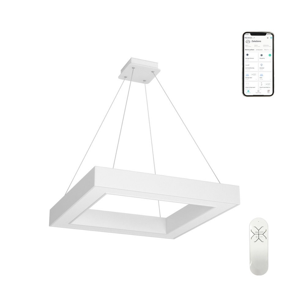 Immax NEO CANTO Nutikas rippvalgusti 80x80cm 60W valge Zigbee 3.0