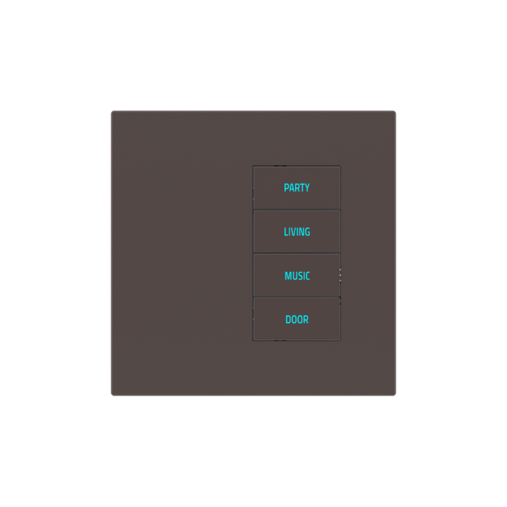 Ekinex plāksne 20venti 98x98 mm Cocoa Orinoco Fenix NTM EK-SQT-FCC