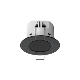 Multifunctional KNX Secure real presence sensor (black) for indoor ceiling mounting