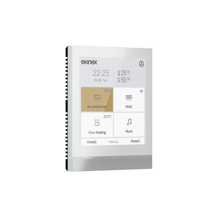 Touch&Control Room controller 4" with advanced function - White