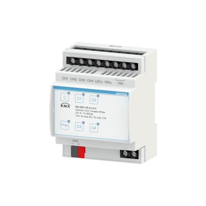 Ekinex контроллер KNX EK-GD1-TP-4-LV-T