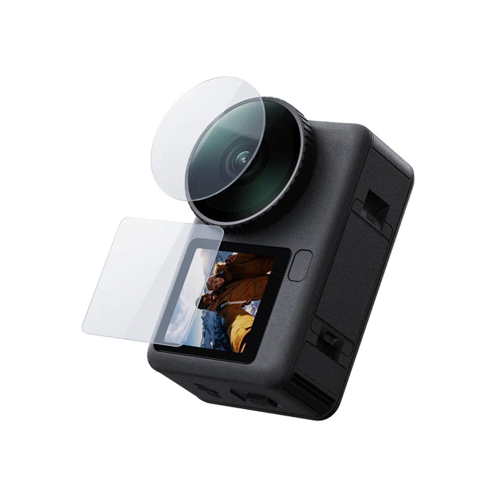 Telesin tempered glass set for DJI Osmo Action 6 ( 2x Lens + screen)