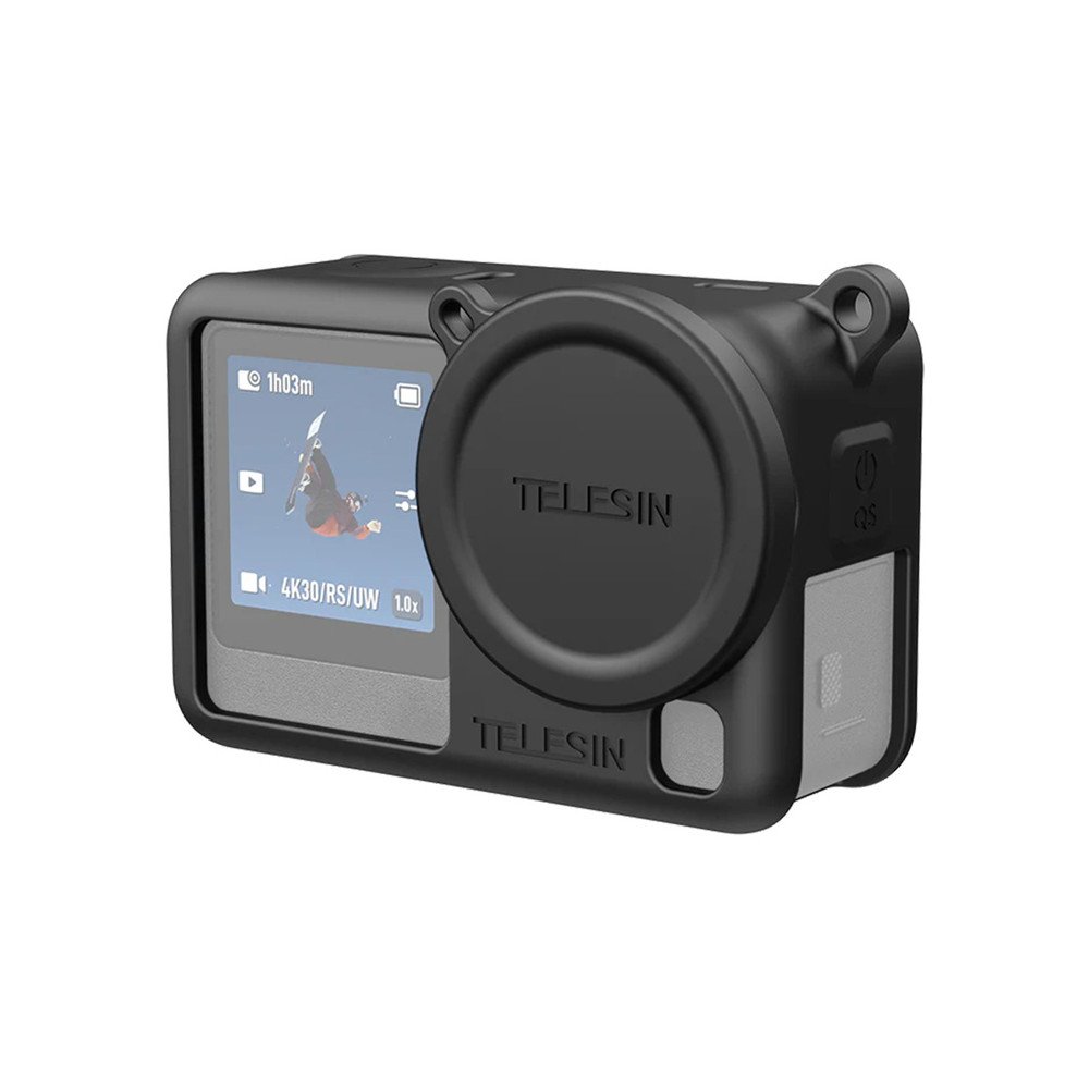 Telesinin silikonisuojakotelo DJI Osmo Action 6:lle (musta)